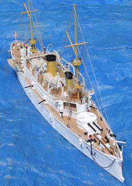 uss olympia finished model bow quarter view photo