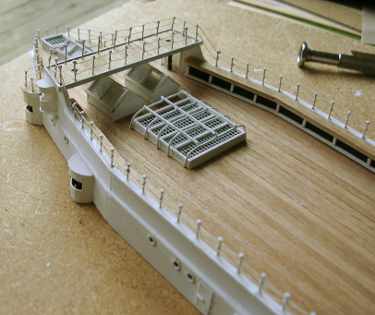 superstructure railing and walkways detail photo